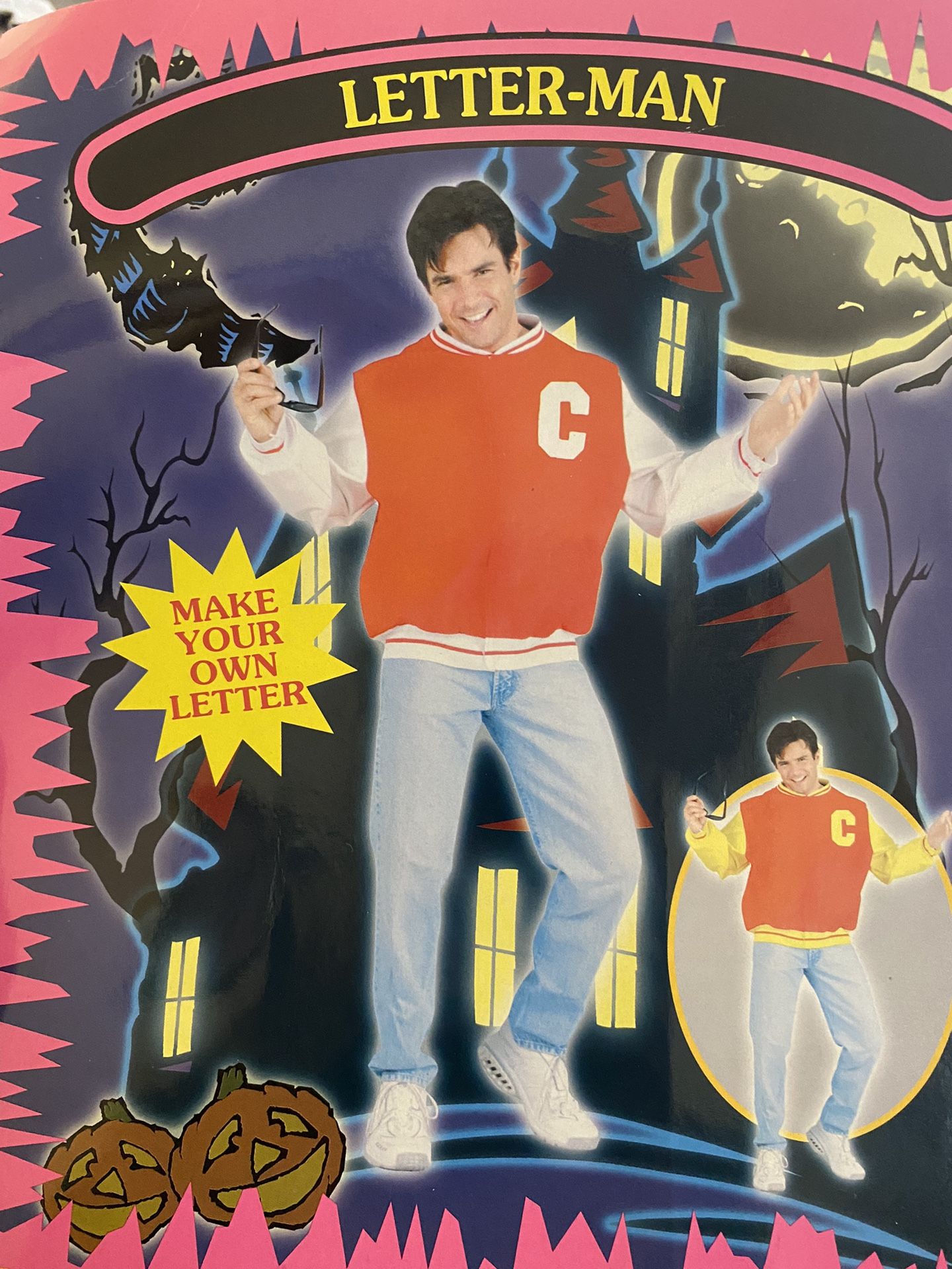 New, Men’s Letterman’s Jacket. Includes Sheet Of Different Letters. Size Small