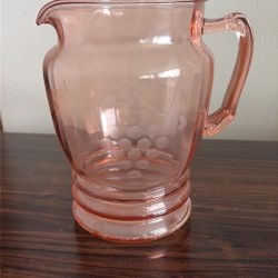 Anchor Hocking Pink Pitcher