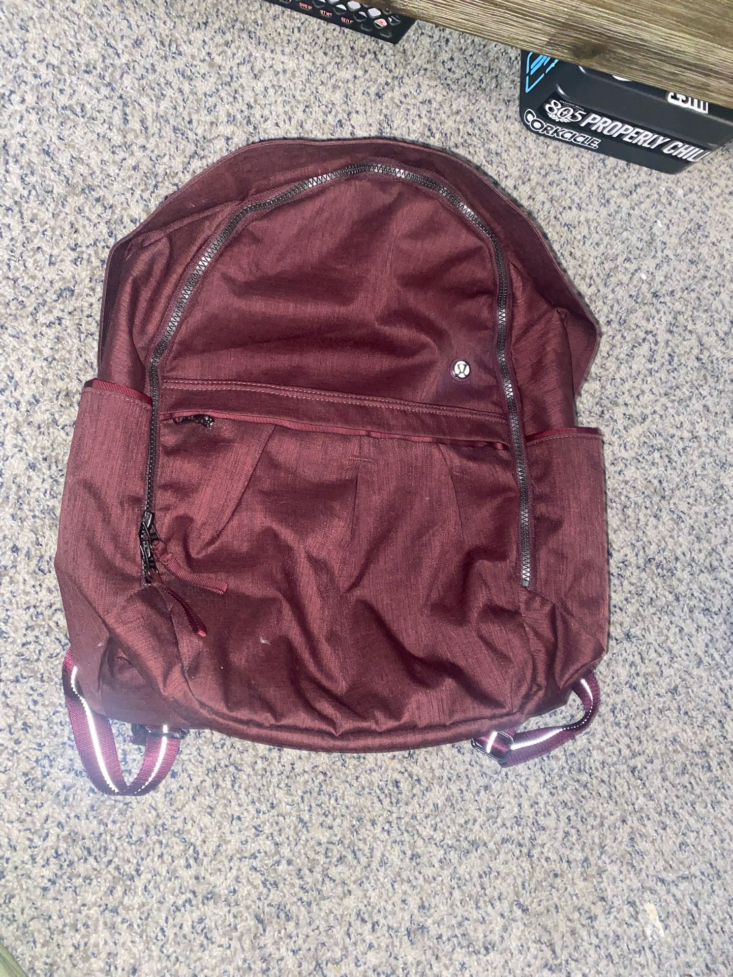 LuLuLemon Athletica Maroon Backpack *NWOT*