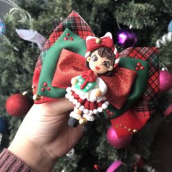 Christmas Hair Bow