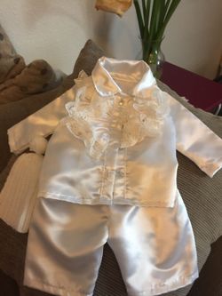 Baptismal or Christening Outfit 0-6 months