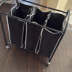 3 Section Laundry Basket 