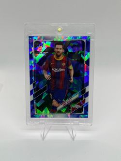 ⚽🔥 2020-21 Topps Chrome UEFA Champions League Sapphire Edition #1 Lionel Messi