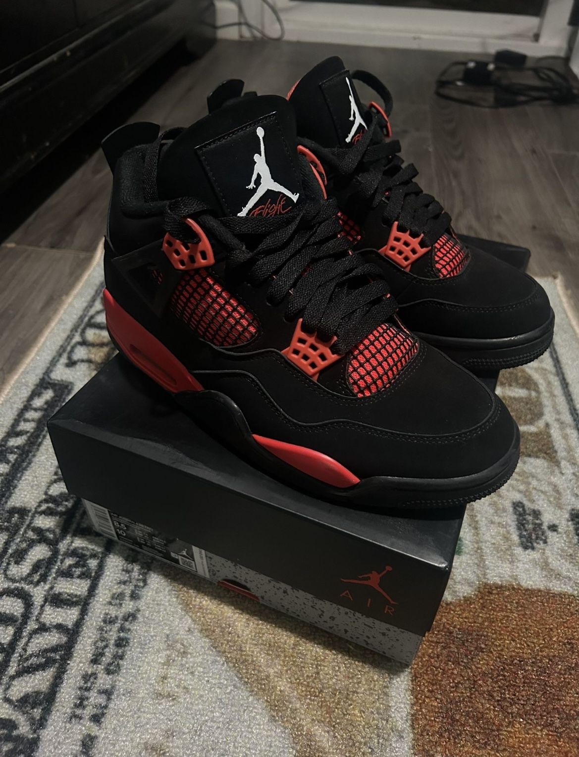 Red Thunder Jordan 4 Red Thunders