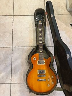 Hondo 748 Mark II Vintage Japanese Lawsuit Guitar w/ Yamaha Hardshell Case