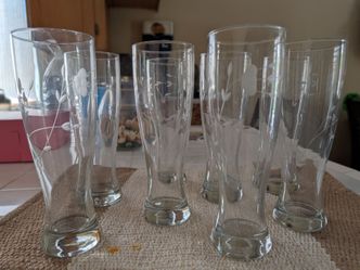 Princess house pilsner glasses