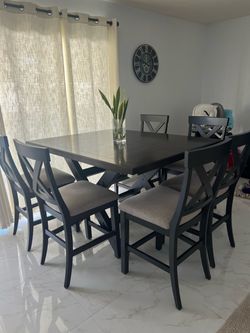 Costco Bayside 9 piece counter height dining set