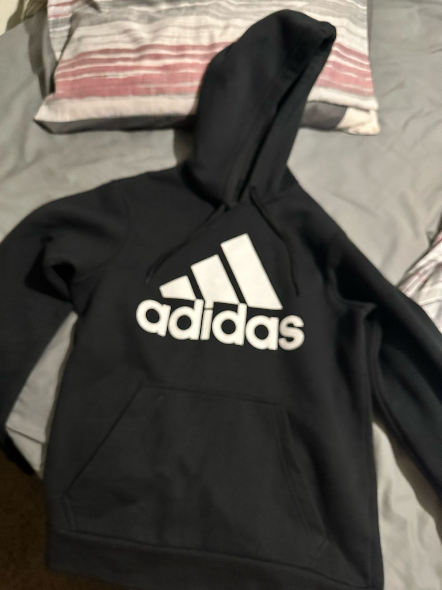 Adidas Black Hoodie Size Small