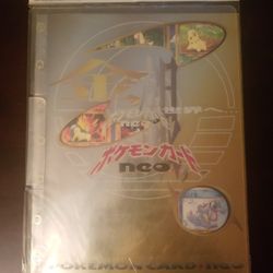 POKEMON NEO GENESIS PROMO BINDER JAPANESE PREMIUM FILE NEW SEALED