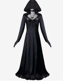 Women gothic cosplay dress  large size