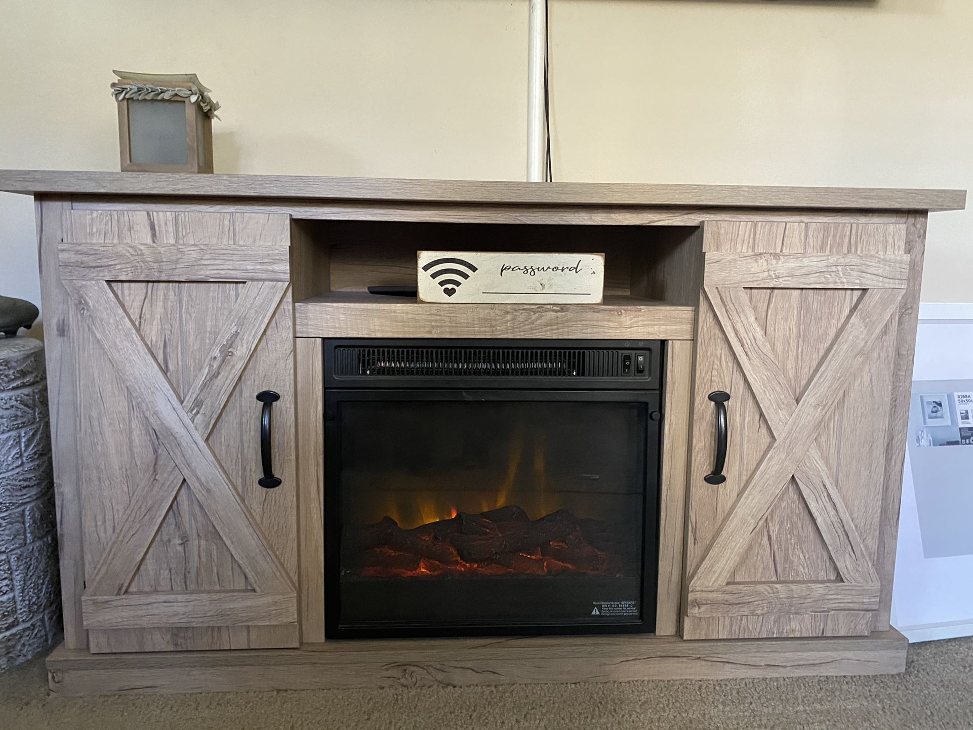 Fireplace/tv Stand