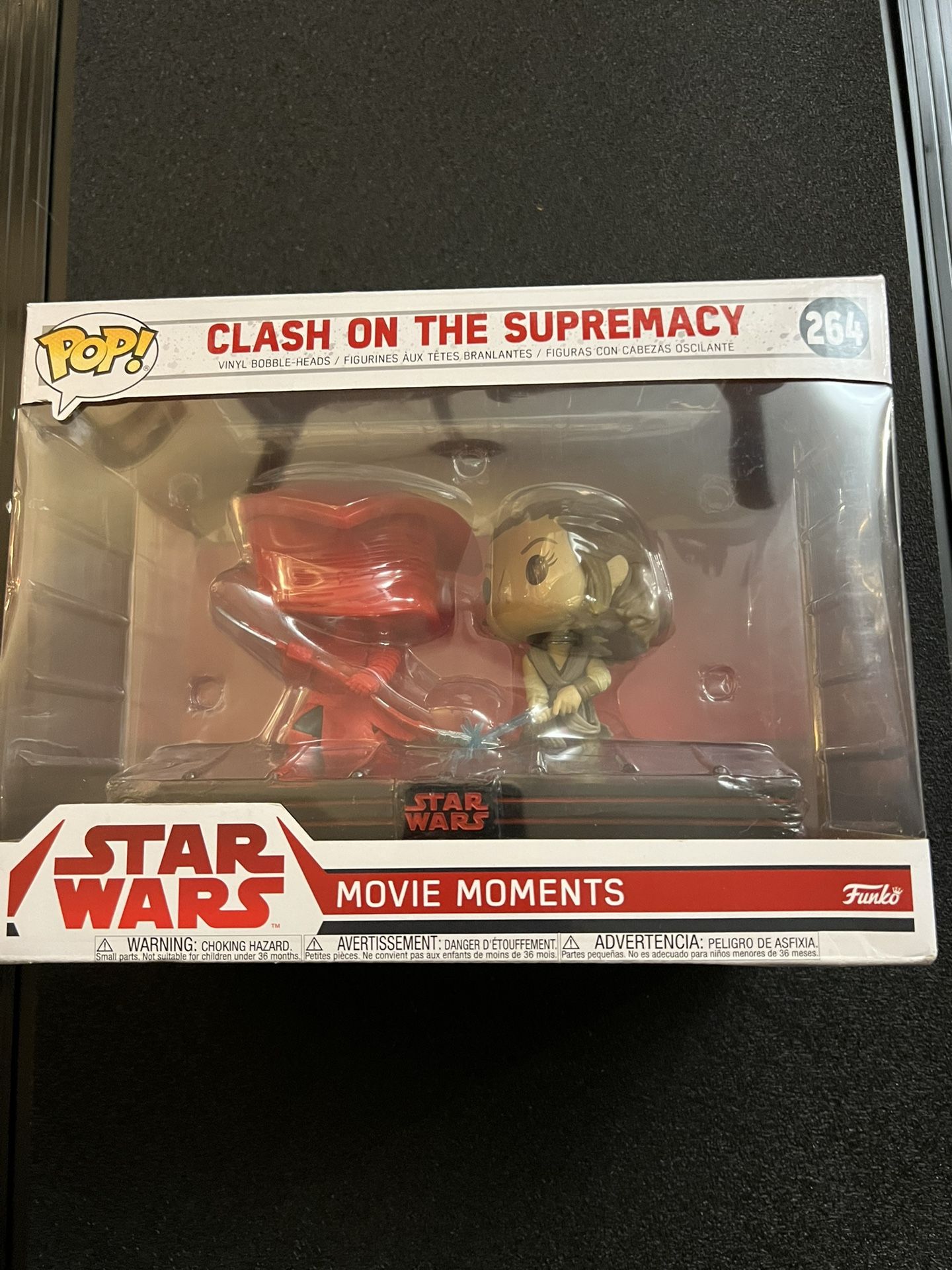 Clash On The Supremacy Movie Moments Kylo Ren And Rey Pop! Funko 264 And 265