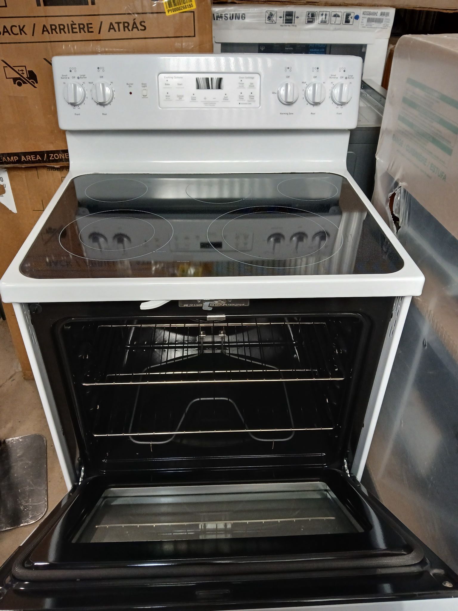 30”brand New In Box Ge 5 Burner Electric Stove