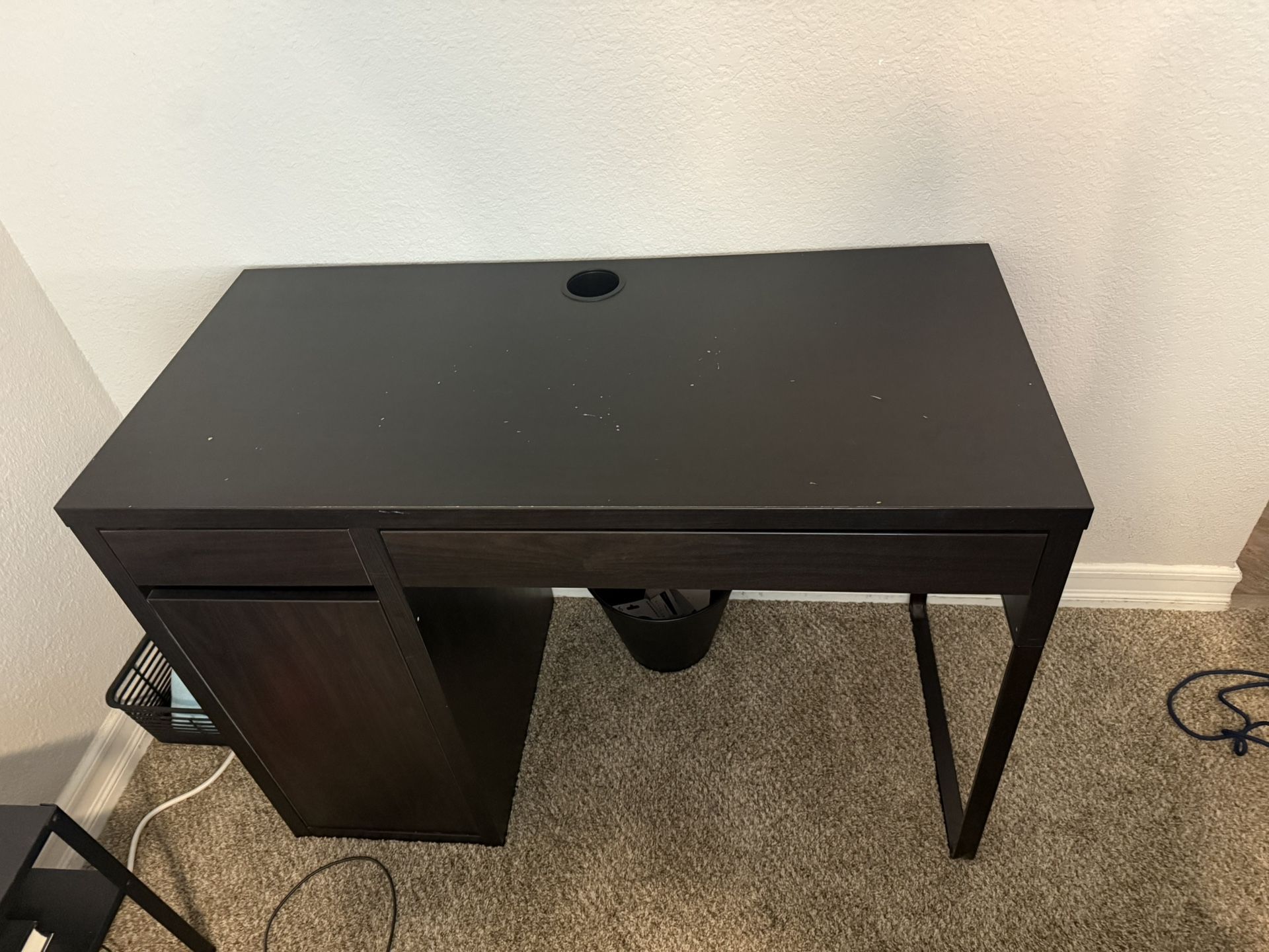 Black IKEA Desk