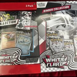 Pokemon Black Bolt White Flare Bundle Sams Club Poster Binder Sealed