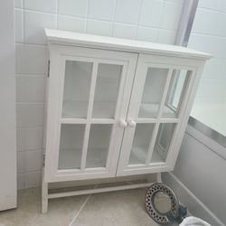 Bathroom vanity cupboard shelf