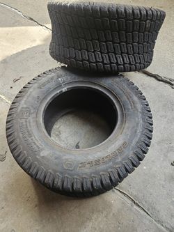Lawnmower tires and rims