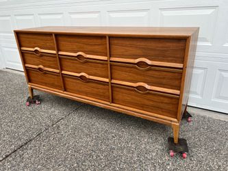 Lane MCM Refinished Lowboy Dresser or Sideboard