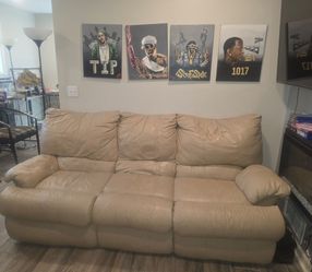 Beige couch