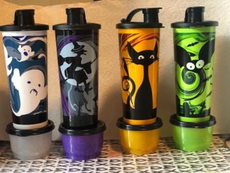 Halloween Tupperware Tumbler set