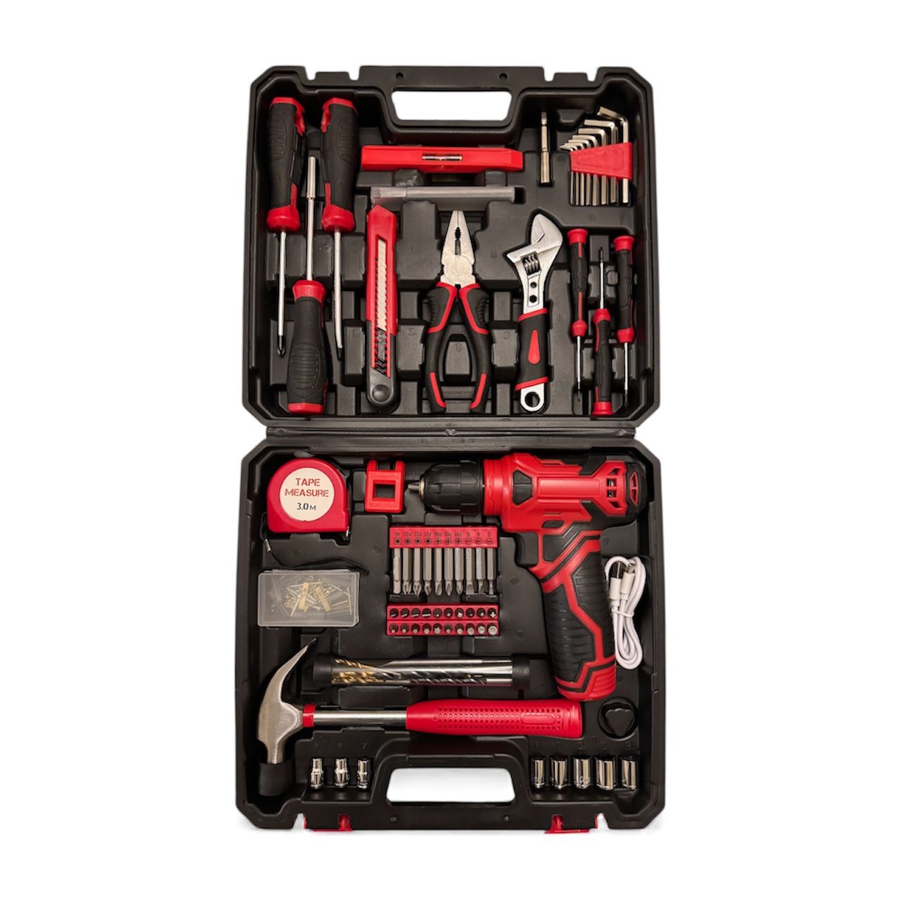 ($80 β) ($55 β
)132-Piece Tool Set with Heavy-Duty Carrying Case β New