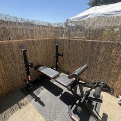 Weight Bench With Squat Rack