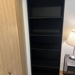 Black Bookshelve  