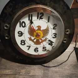 Clock With "Ordem E Progresso" Means Order And Progression In Portuguese 