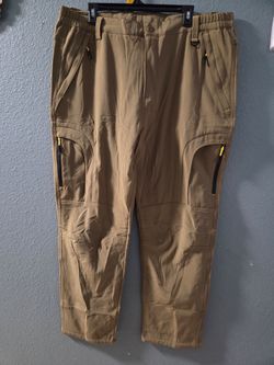 Khaki hiking pants-size 40 mens