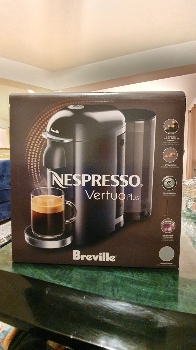 Nespresso VertuoPlus Coffee and Expresso Machine