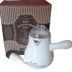 Williams Sonoma  BonJour Hot Chocolate Pot With  Frother