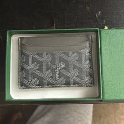 goyard grey wallet 