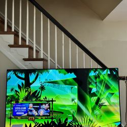 SHARP 60inch Flat Screen Smart TV. & RUKO STREAM BAR.