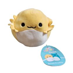 Squishmallow Official Kellytoy Collectible Pet Bertwin Bearded Dragon & Ludwig