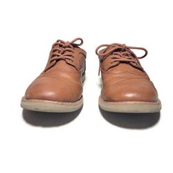 Toms Womens Brown Leather Lace Up Flats Oxford Shoes size  6.