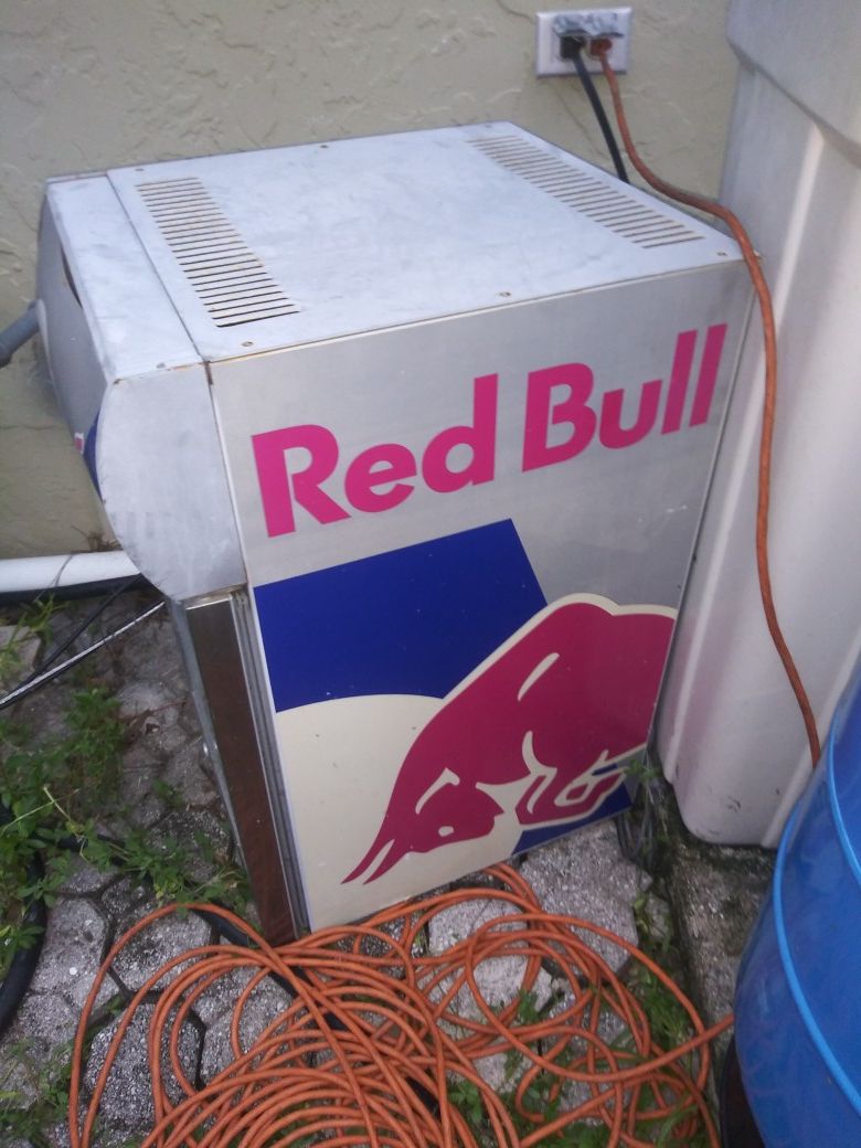 Red bull mini fridge