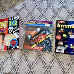 IQ Box Sets book & Inventions Kit book Hardcover 