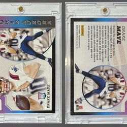 Drake Maye 2024 Panini Encore - Rookie Aurora