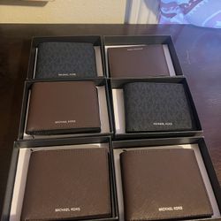 michael kors wallet for man