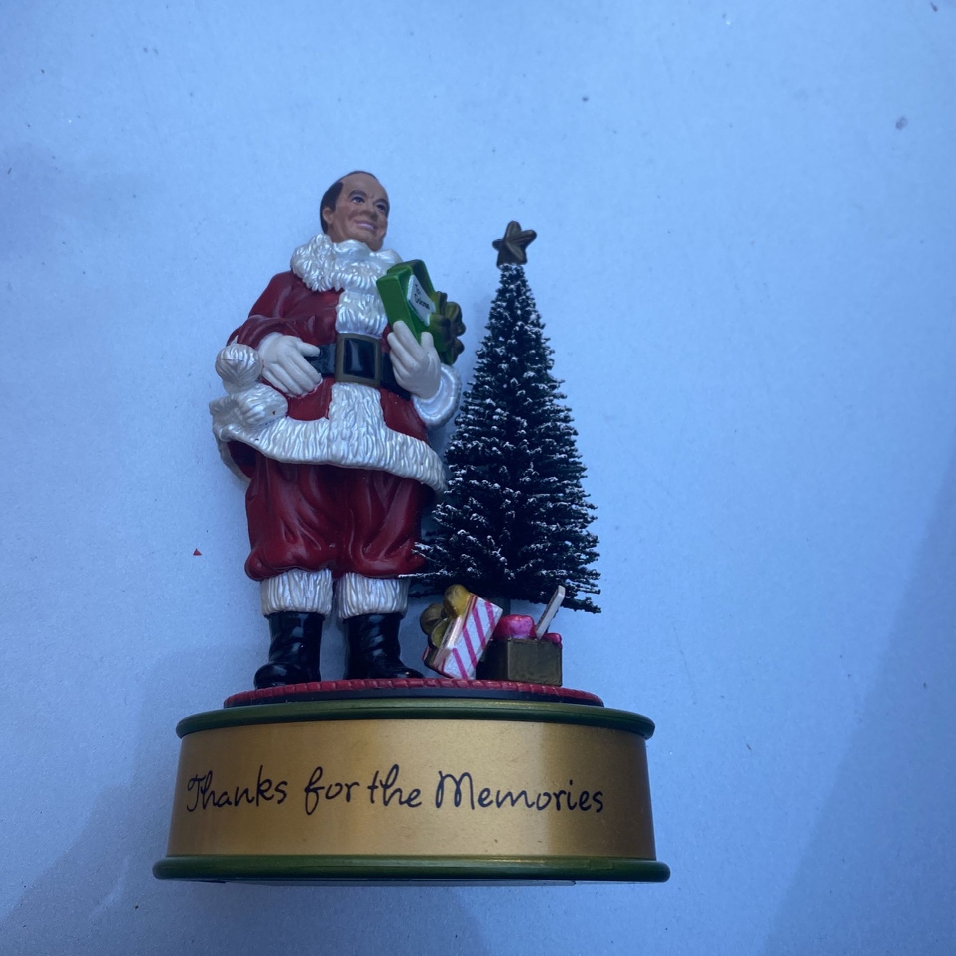Vintage Bob Hope thanks for the memories playing ornament