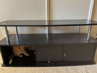 Black tv stand/storage
