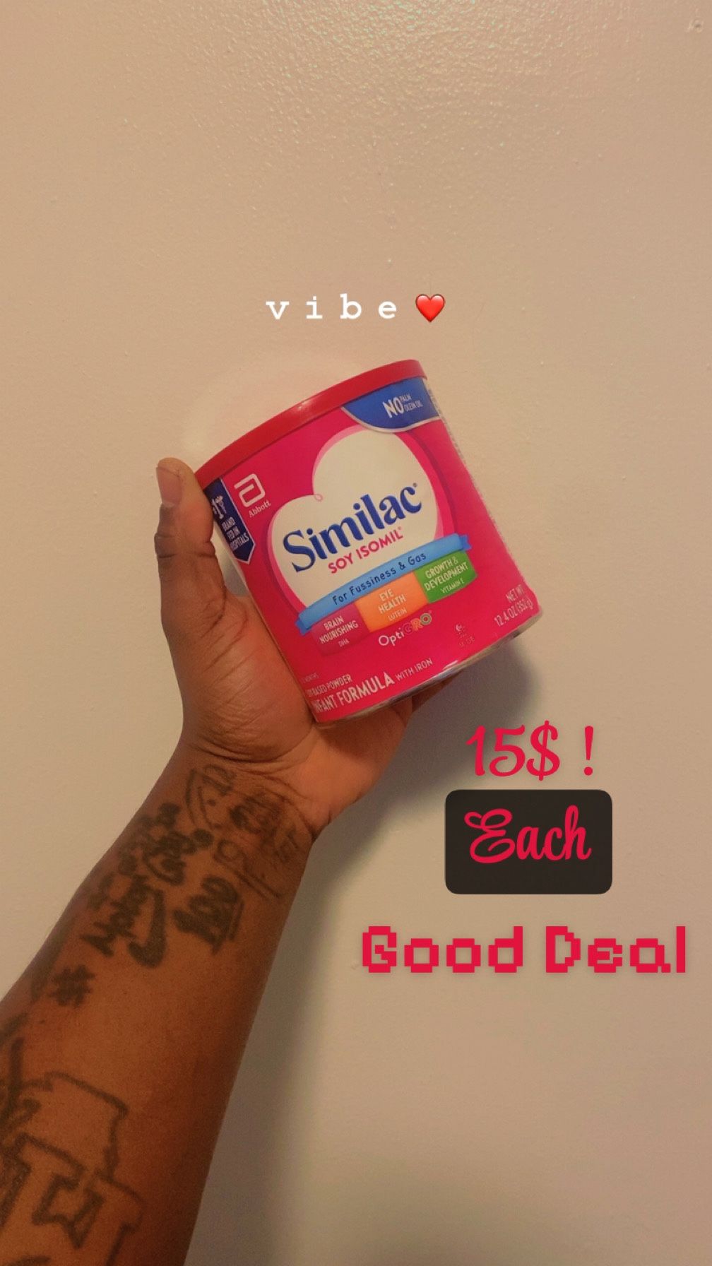 Similac Soy Isomil Only 15$ In Your Favor !! ( FIRM/EACH CAN )