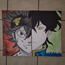 Asta And Yuno Canvas Art