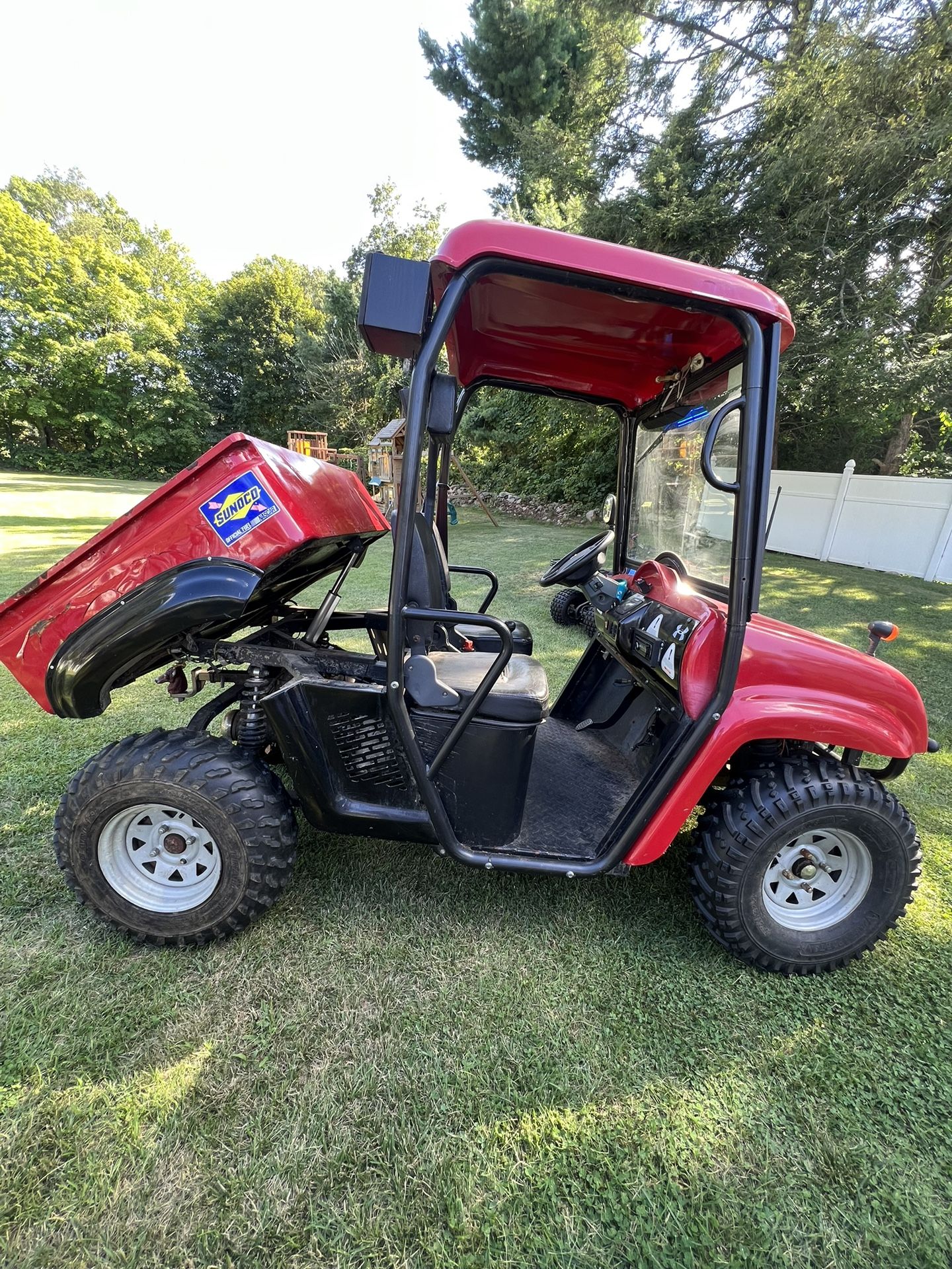 XY 300 UTV DUMP BODY PLOW WINCH TOW HITCH COVER