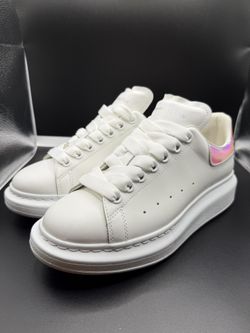 Alexander McQueen Oversized White/Shock Pink Shoes - Women Size 8US/38EU