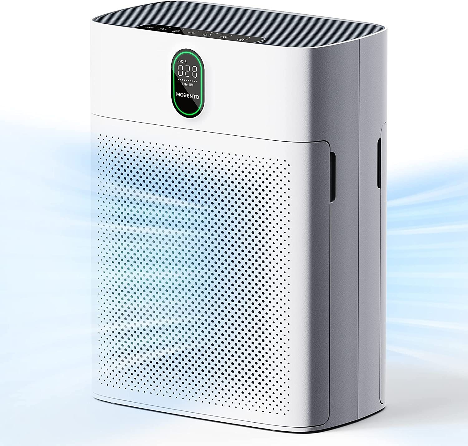 Air Purifiers for Home Large Room Up to 1076 Sq Ft with Air Quality Sensors, 2.0 Version H13 True HEPA Filter with Double-sided Air Inlet Remove 99.9