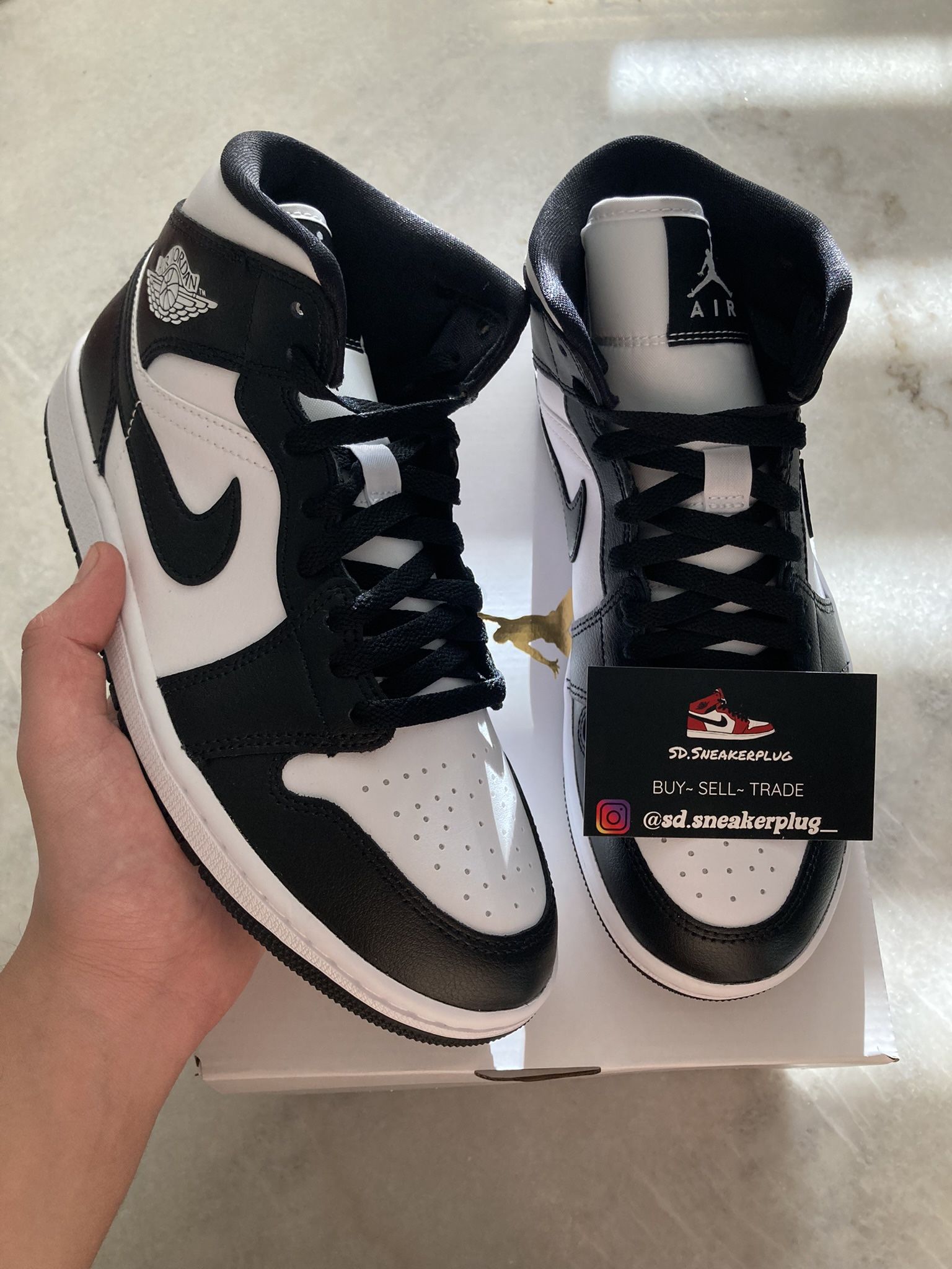 Jordan 1 Mid Panda 🐼 Size 7.5W 