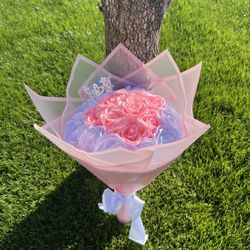 Ribbon Rose Bouquets