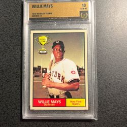 Willie Mays, Giants Rookie Star Card- Graded 10