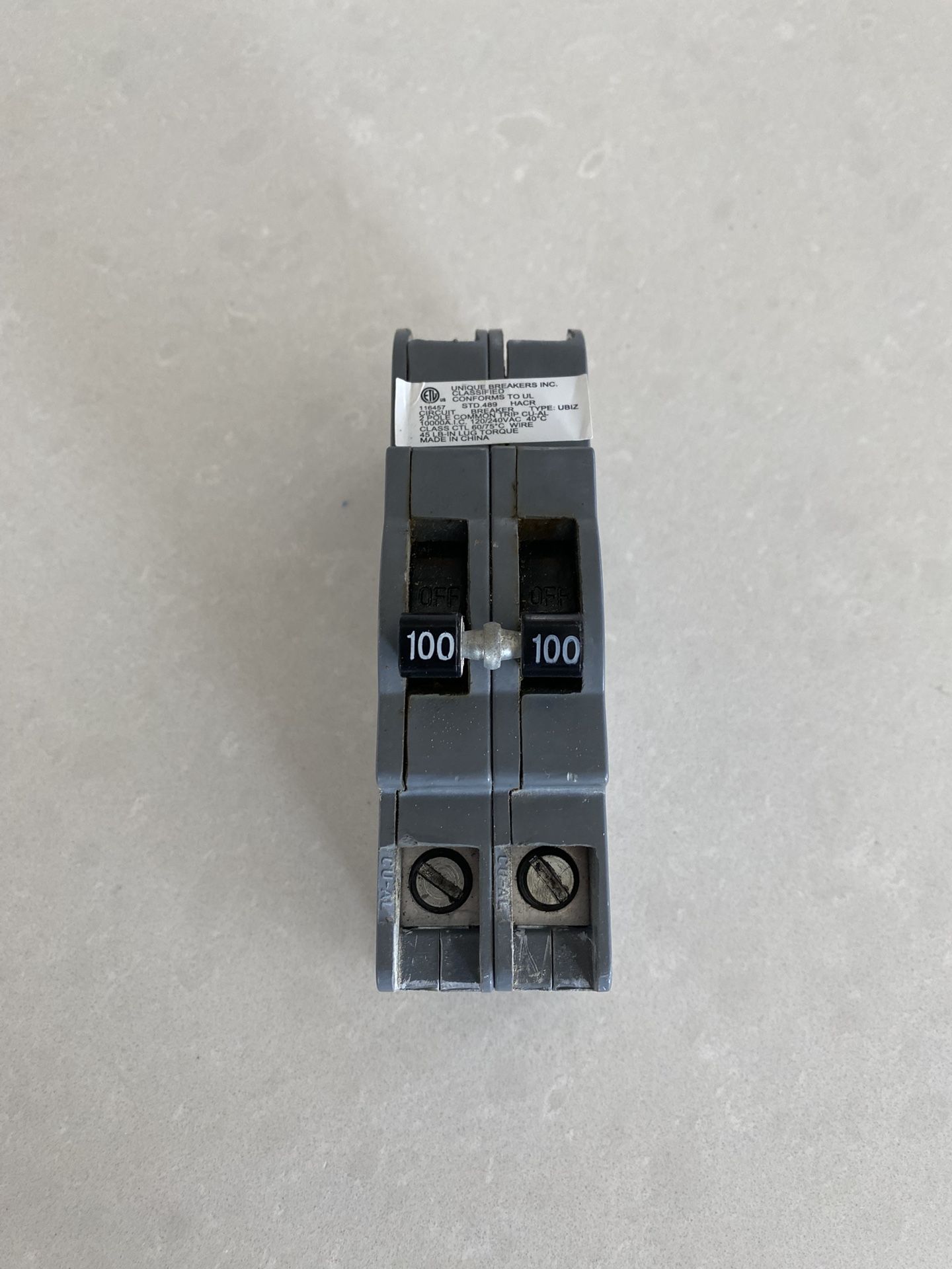 100amp Zinsco Breaker